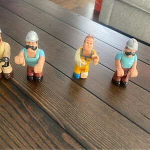 (1970s, 1980s) Lot of 4 Fisher-price Husky Helper Figures - ...